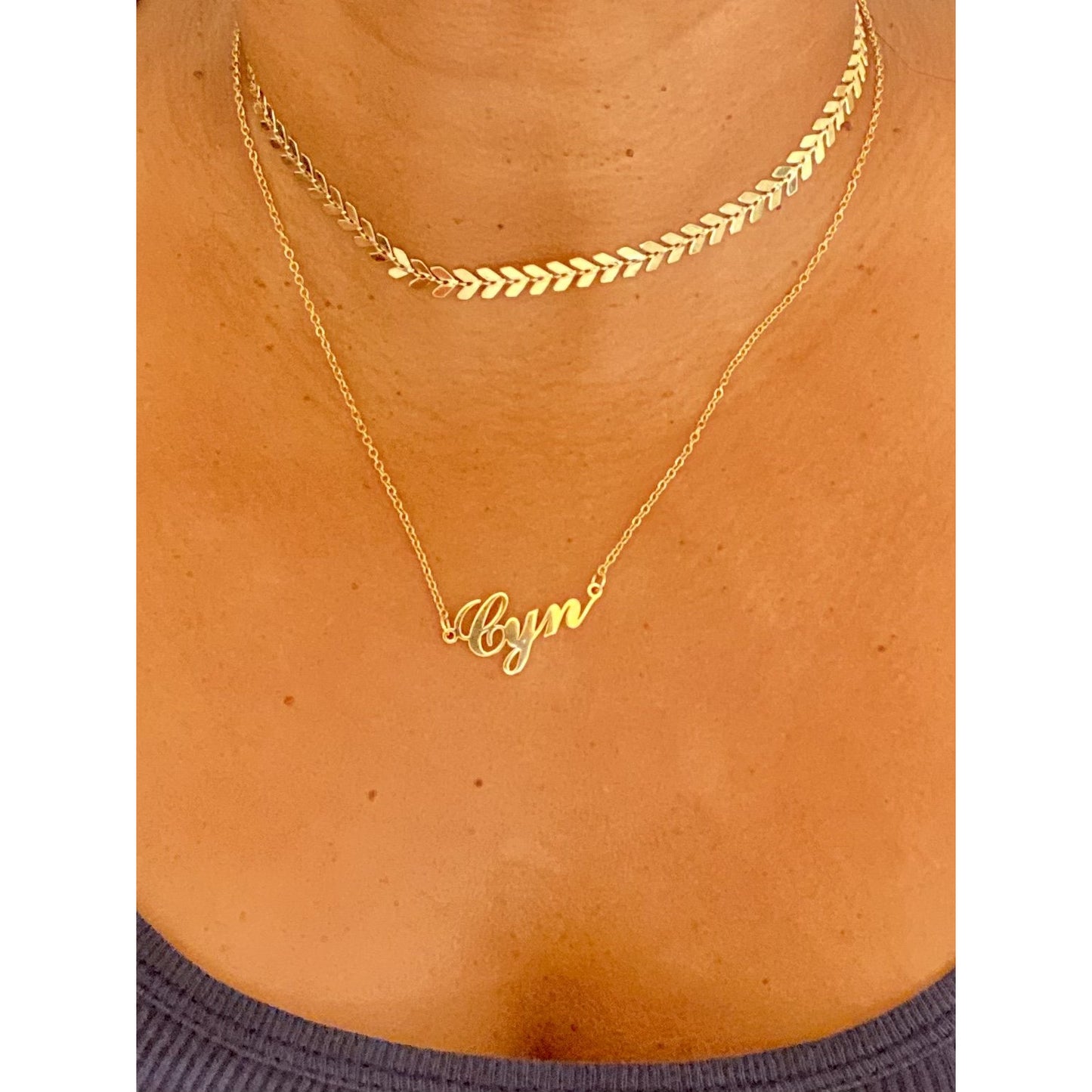 SAY MY NAME NECKLACE - Butterfly Alley Jewelry