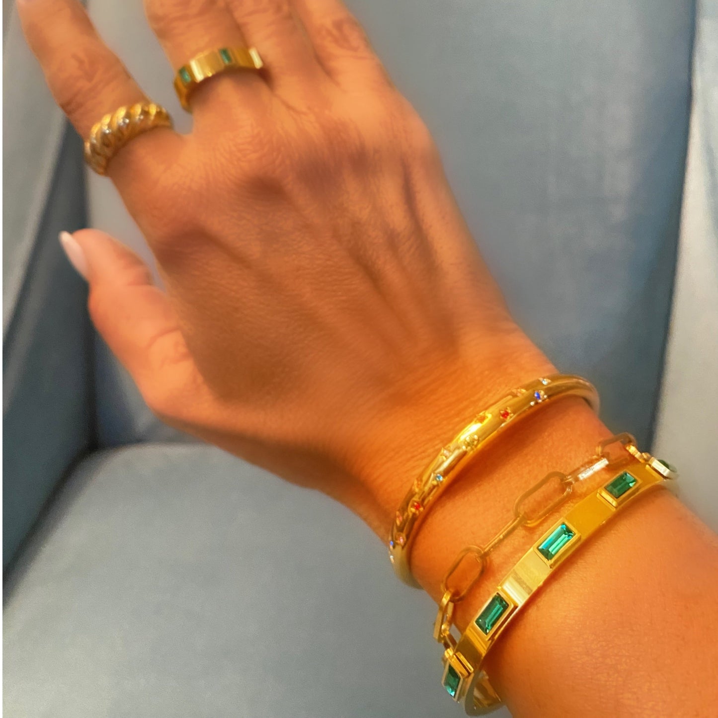 CELESTIAL CUFF BRACELET - Butterfly Alley Jewelry