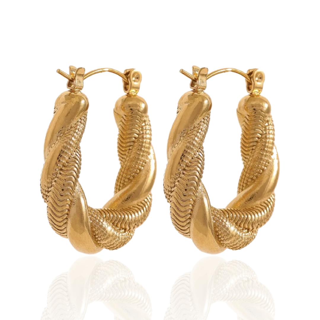 FLEX HOOP EARRINGS - Butterfly Alley Jewelry