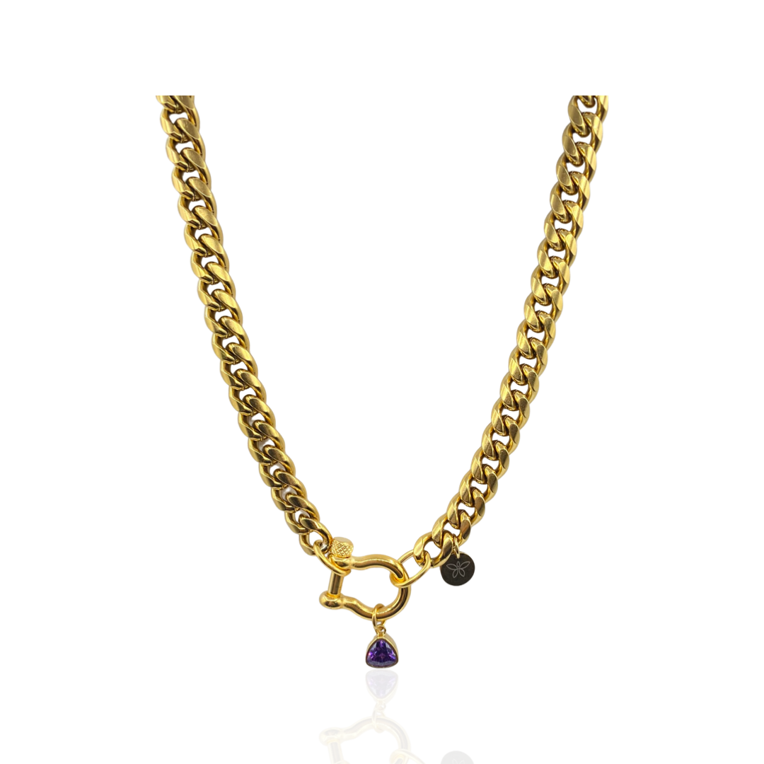 SANTANA GEMSTONE NECKLACE - Butterfly Alley Jewelry