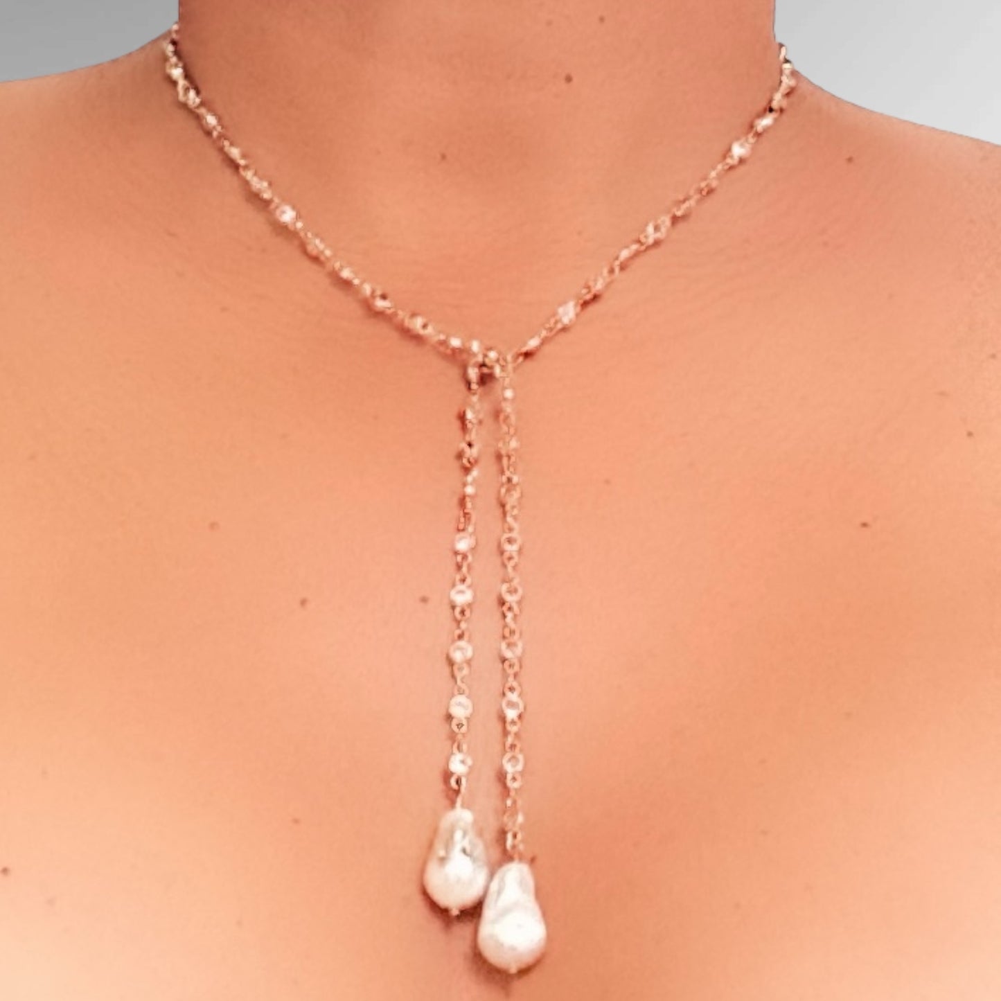 CHAMPAIGNE BOLO NECKLACE