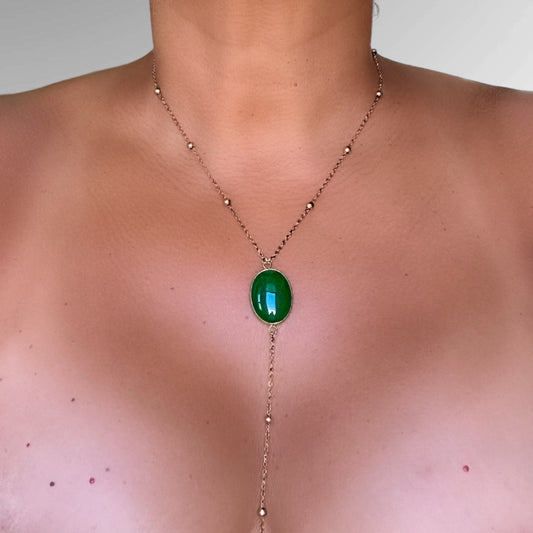 JADE NECKLACE - Butterfly Alley Jewelry