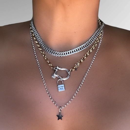 SANTANA SHOOTING STAR LAYERED NECKLACE