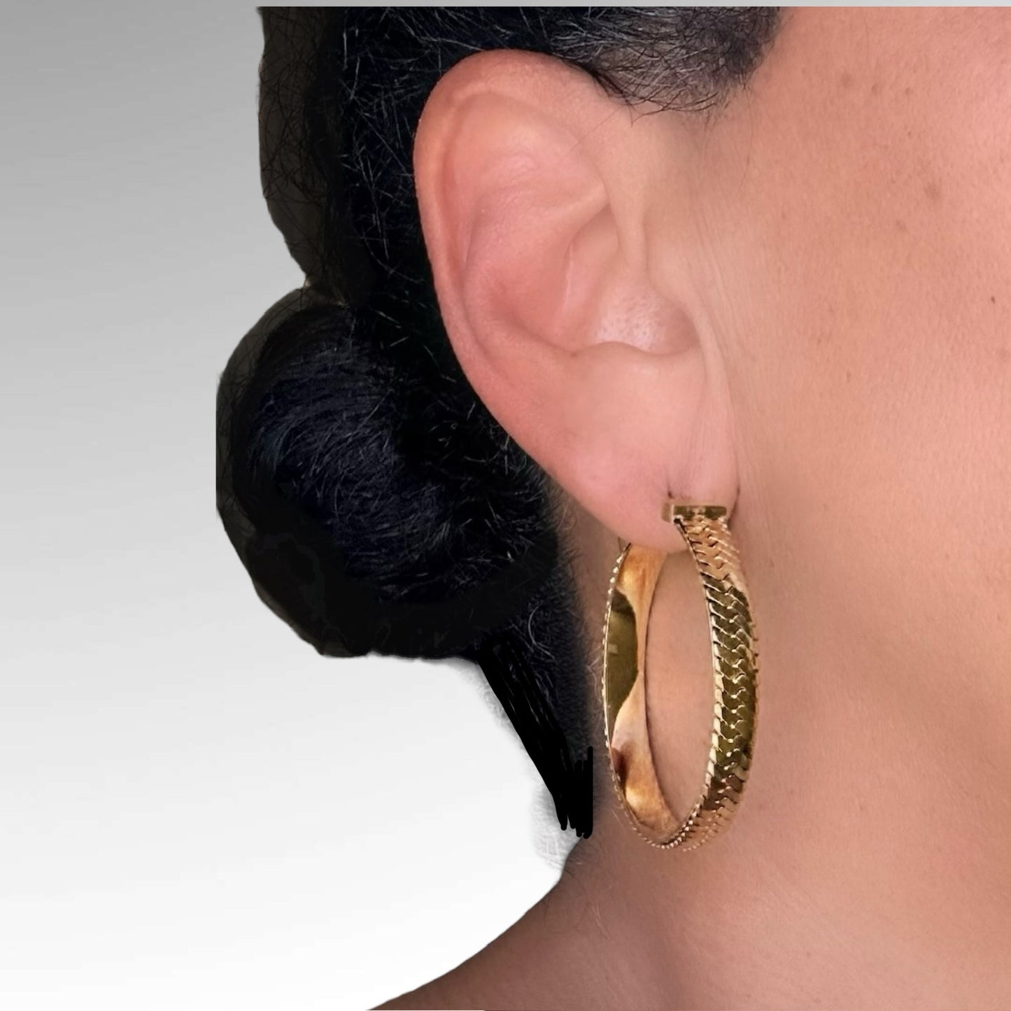 ARIANA HOOP EARRINGS - Butterfly Alley Jewelry