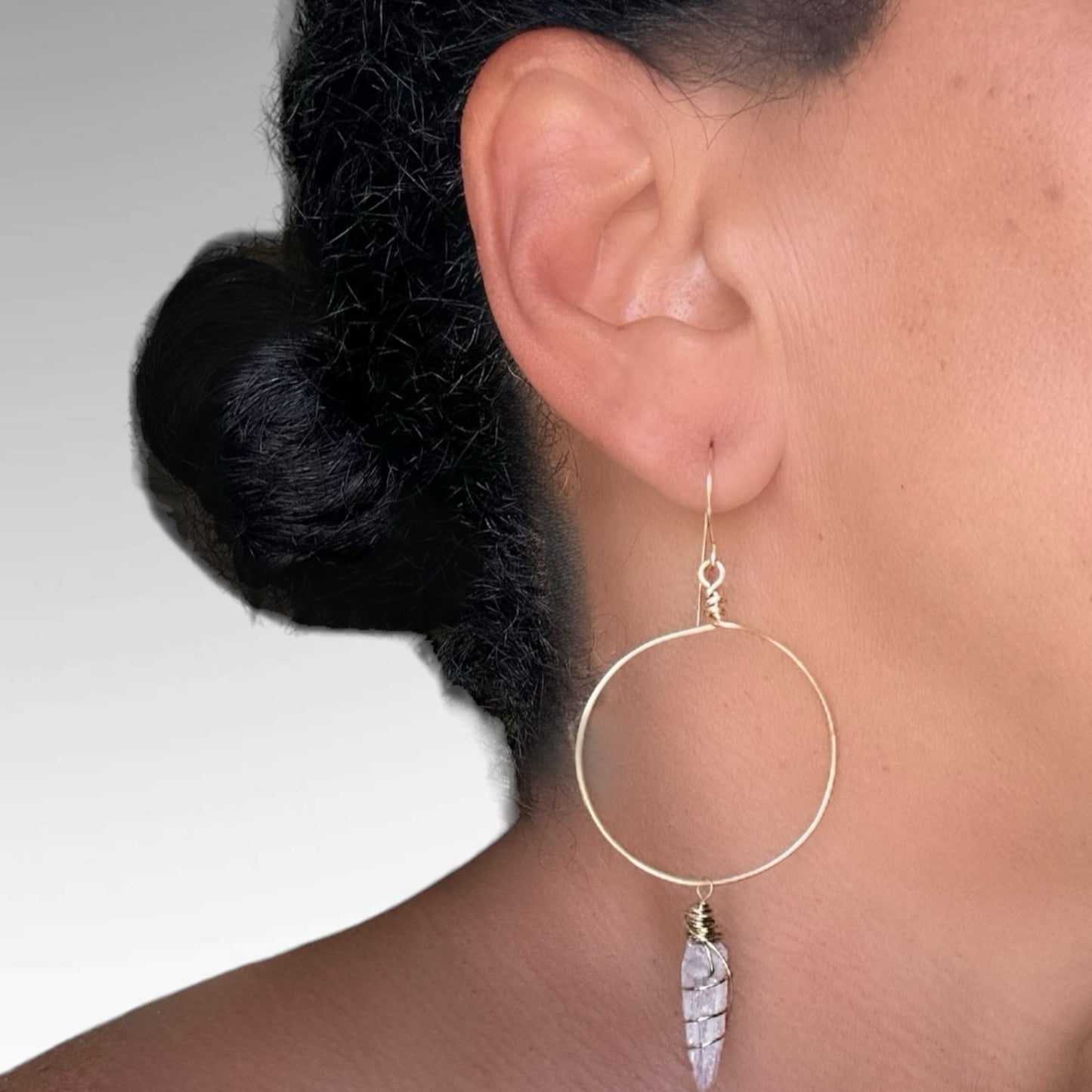 CHRISSY HOOP EARRINGS - Butterfly Alley Jewelry