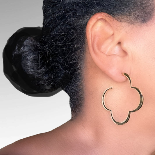 LIZETTE HOOP EARRINGS - Butterfly Alley Jewelry