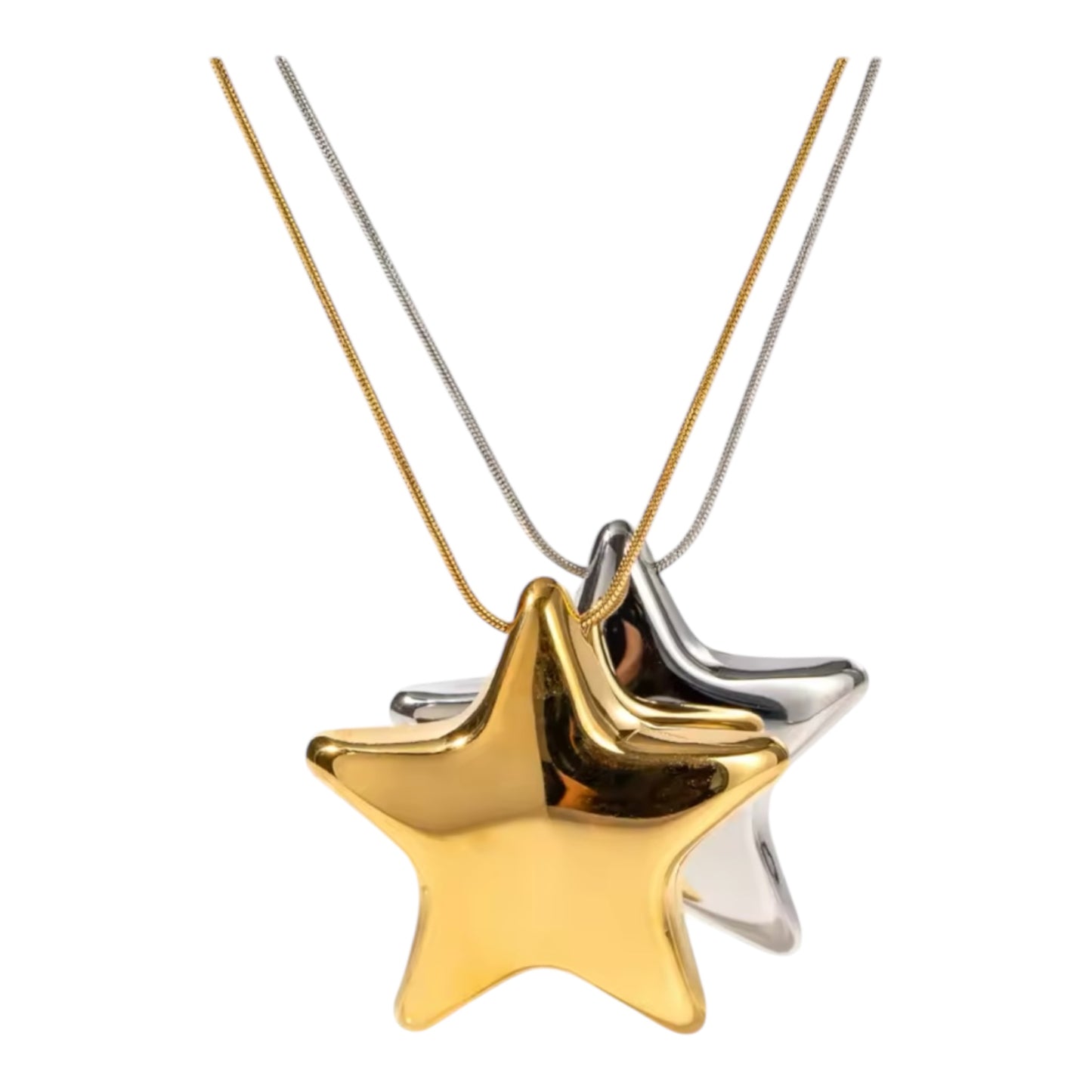 PUFFED STAR NECKLACE