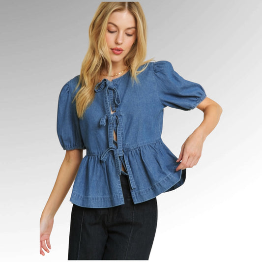 RILEY BABYDOLL TOP