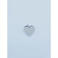 Load image into Gallery viewer, EXPRESS YOURSELF SINGLE CZ HEART EARRING CHARM
