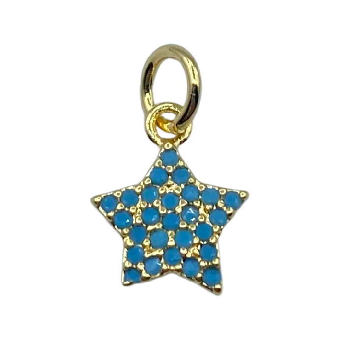 EXPRESS YOURSELF BLUE STAR EARRING CHARM