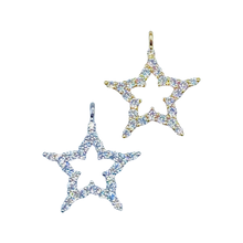 Load image into Gallery viewer, EXPRESS YOURSELF CZ STAR EARRING CHARM
