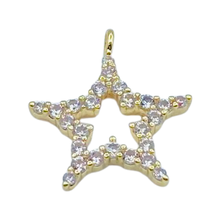 Load image into Gallery viewer, EXPRESS YOURSELF CZ STAR EARRING CHARM

