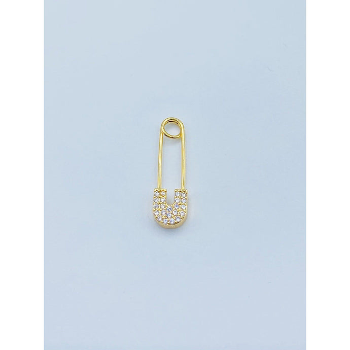 EXPRESS YOURSELF SAFETY PIN EARRING CHARM