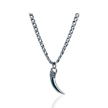 Load image into Gallery viewer, CZ HORN NECKLACE
