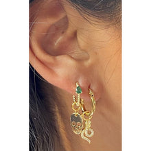 Load image into Gallery viewer, EXPRESS YOURSELF SNAKE EARRING CHARM
