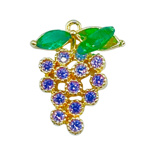 Load image into Gallery viewer, EXPRESS YOURSELF GRAPE EARRING CHARM
