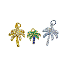 Load image into Gallery viewer, EXPRESS YOURSELF PALM TREE EARRING CHARM
