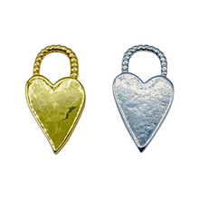 Load image into Gallery viewer, EXPRESS YOURSELF HEART EARRING CHARM
