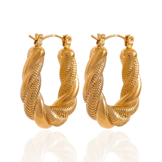 FLEX HOOP EARRINGS - Butterfly Alley Jewelry