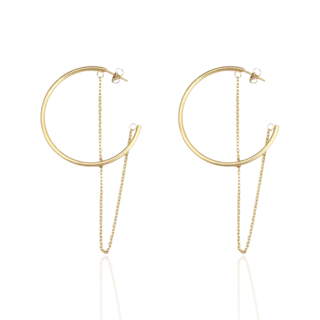 BOTTEGA HOOP EARRINGS