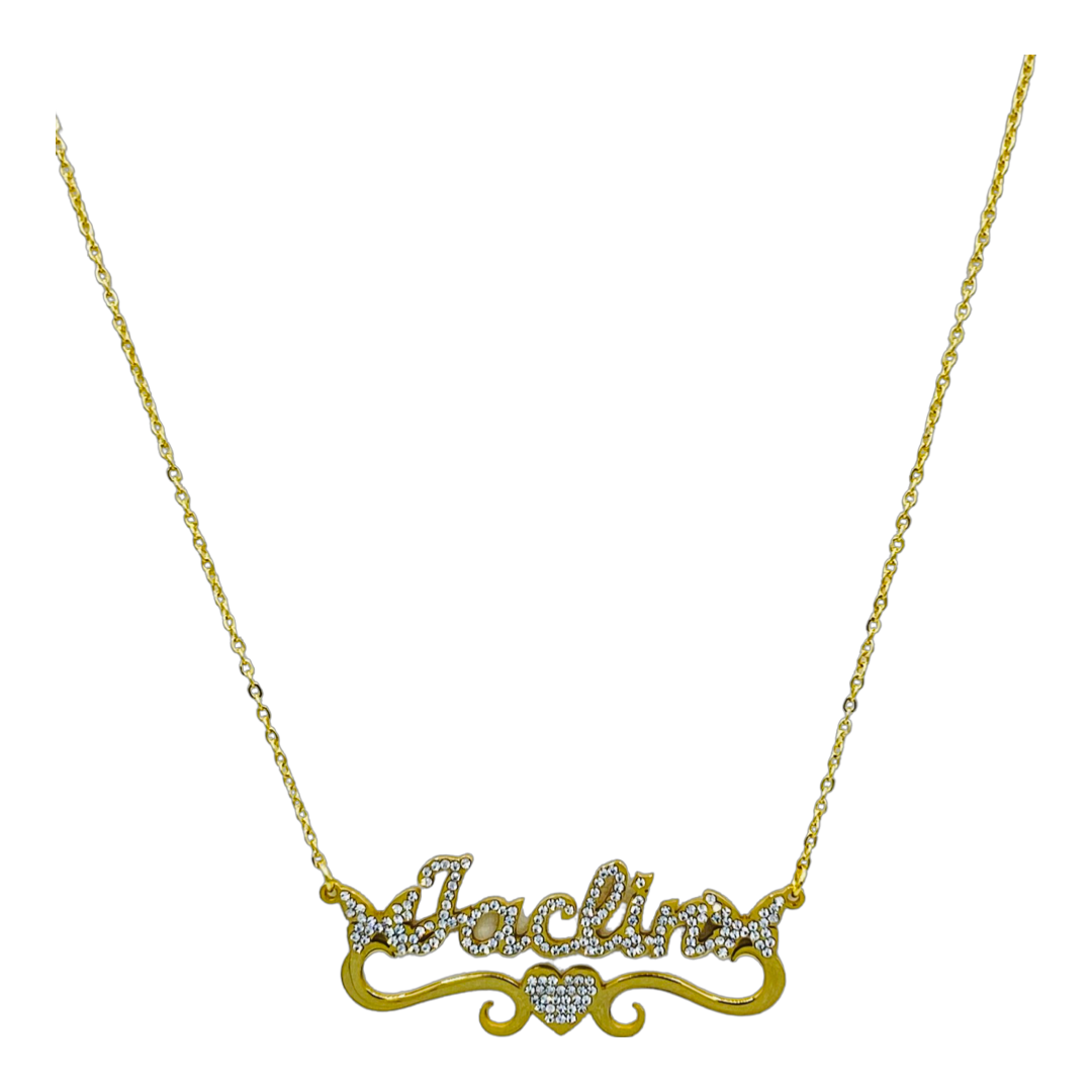 SAY MY NAME BLING NECKLACE