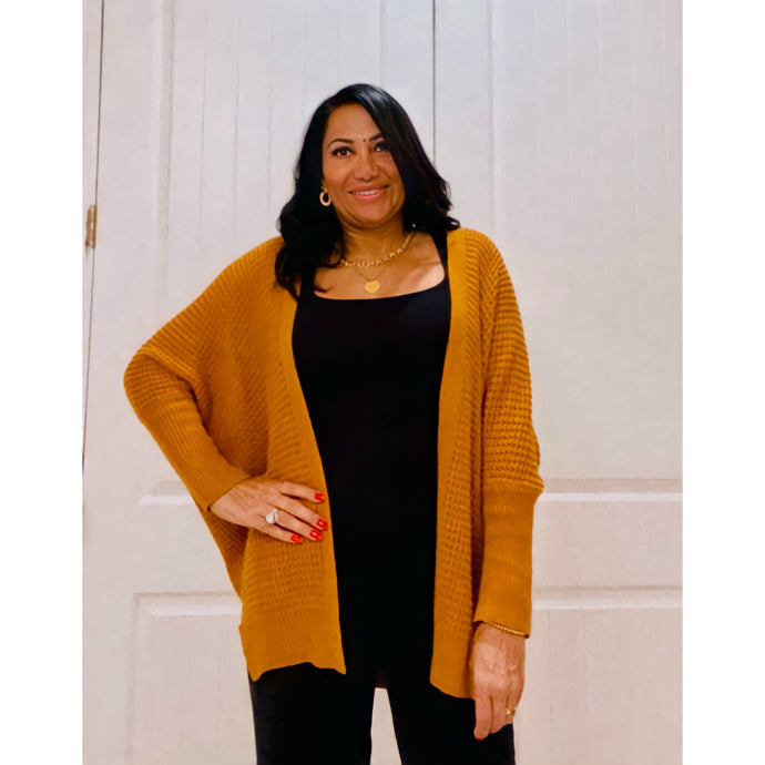 WAFFLE SWEATER