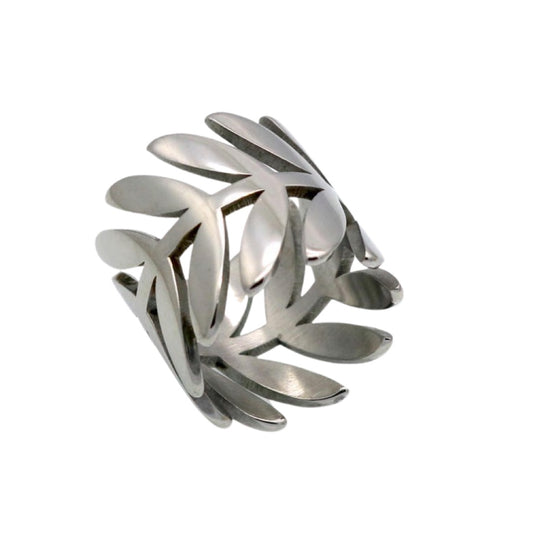 TROPICAL LEAF RING - Butterfly Alley Jewelry